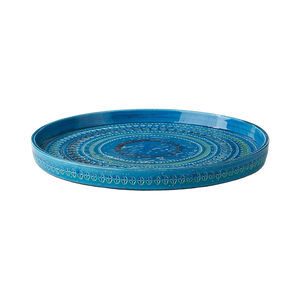 78152 Bitossi RIMINI BLU Decorative plate Diam.37cm