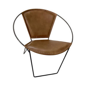 67834 WISA LEATHER ARMCHAIR