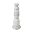 90116 Tom Dixon STONE Set of 5 stackable candelholders