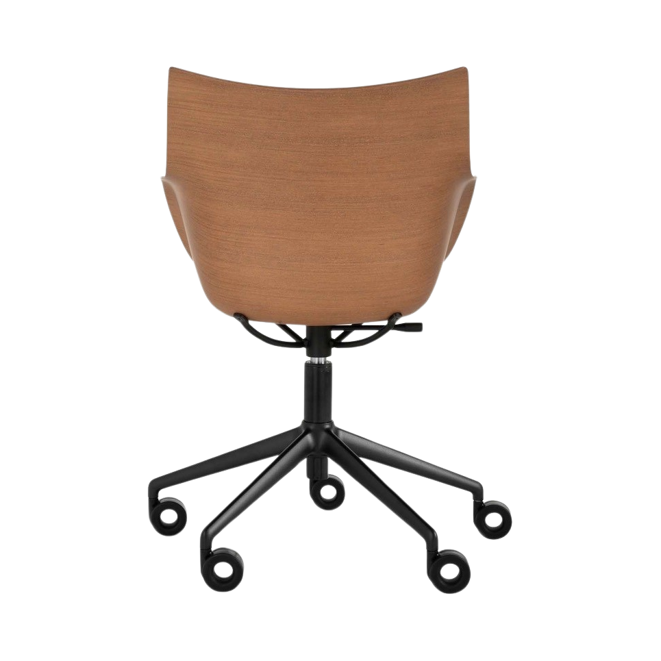 90967 Kartell Q/WOOD Cadeira de escritório