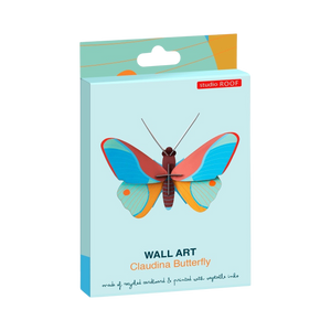 91041 STUDIO ROOF CLAUDINA BUTTERFLY WALL ART W.14,5CM