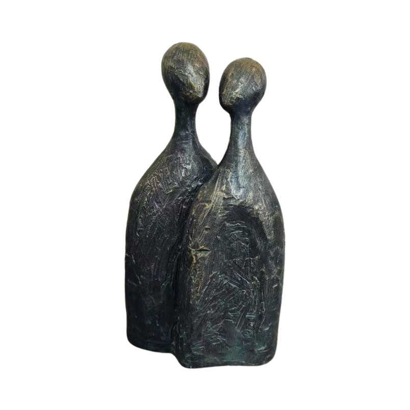 91447 DOUBLETON SCULPTURE H.24,8CM