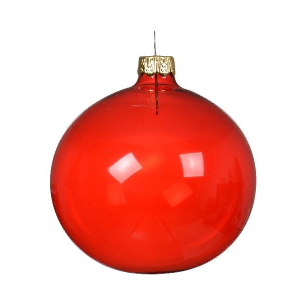 91474 TRANSLUCENT CHRISTMAS BAUBLE