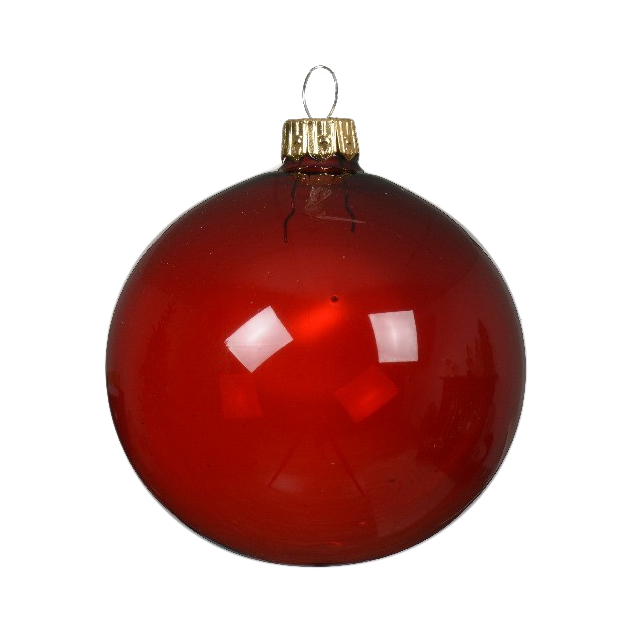 91475 TRANSLUCENT CHRISTMAS BAUBLE