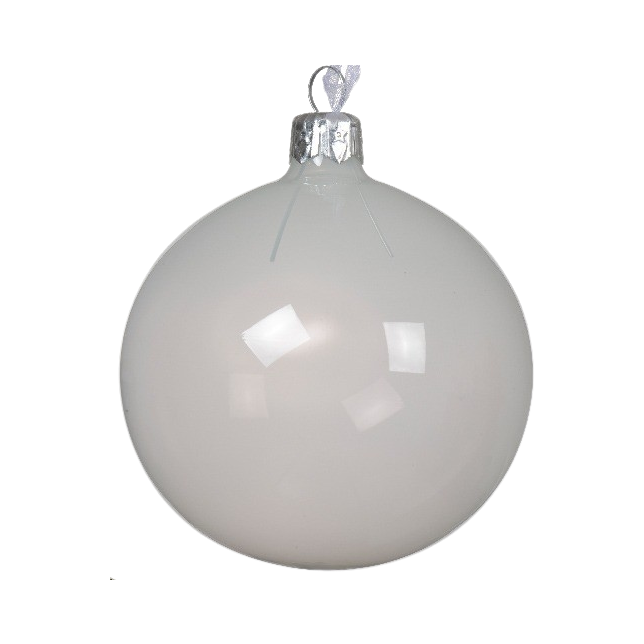 91477 TRANSLUCENT CHRISTMAS BAUBLE