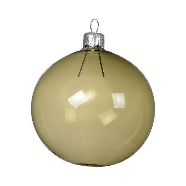 91478 TRANSLUCENT CHRISTMAS BAUBLE