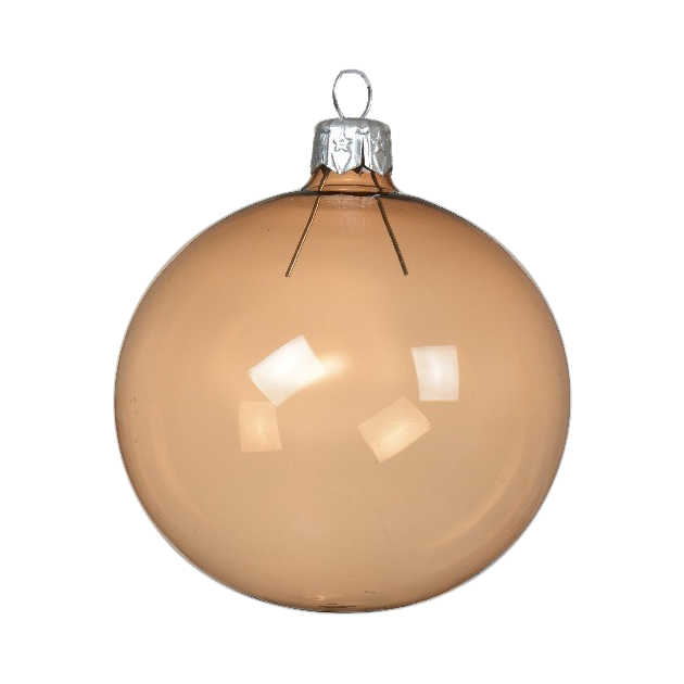 91482 TRANSLUCENT CHRISTMAS BAUBLE