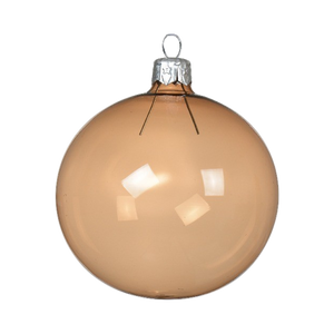 91482 TRANSLUCENT CHRISTMAS BAUBLE