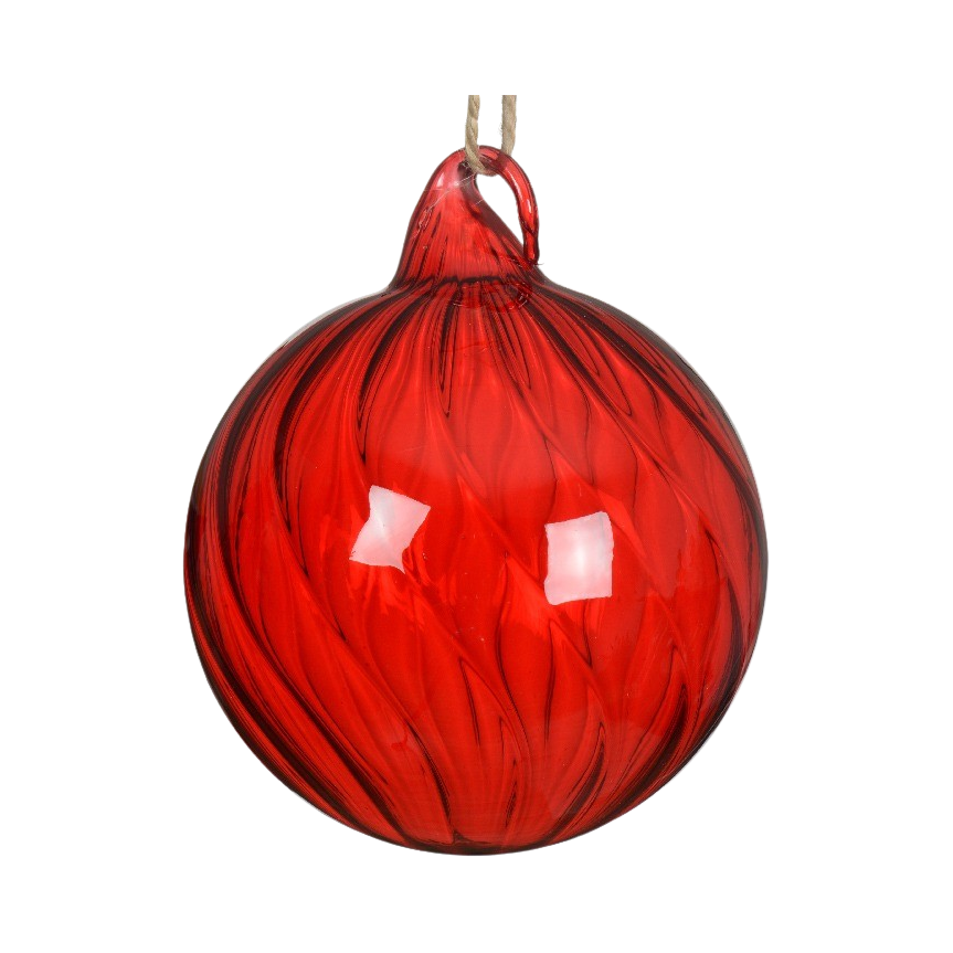 91485 SPIRAL CHRISTMAS BAUBLE