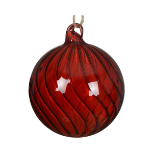 91486 SPIRAL CHRISTMAS BAUBLE