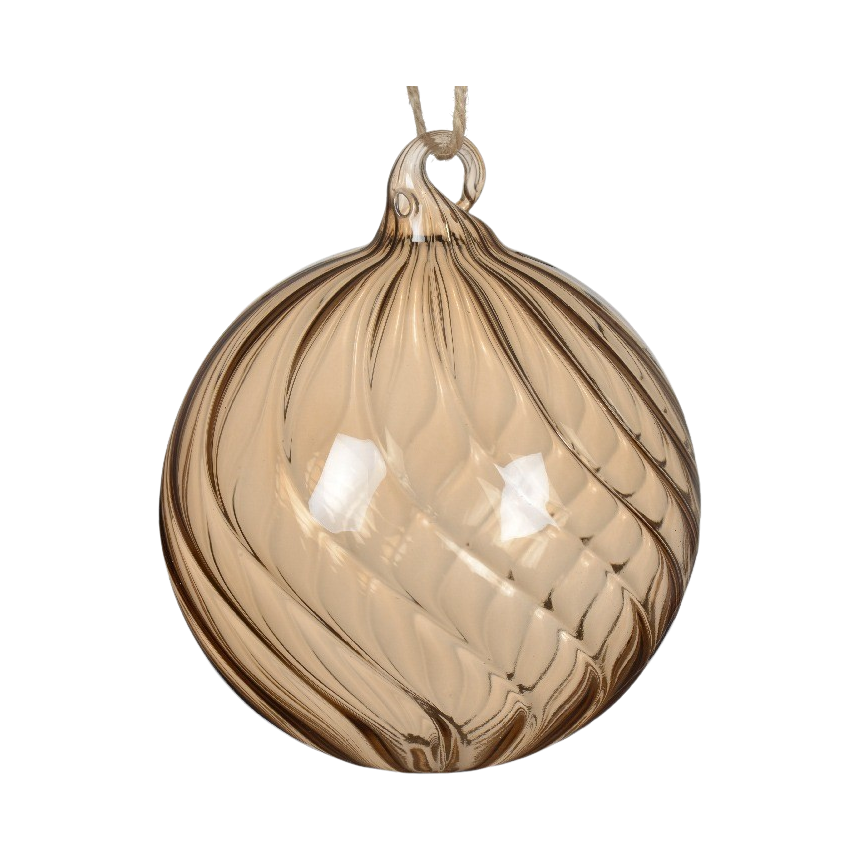 91490 SPIRAL CHRISTMAS BAUBLE