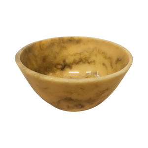 91569 AMBER DECORATIVE BOWL DIAM.26CM