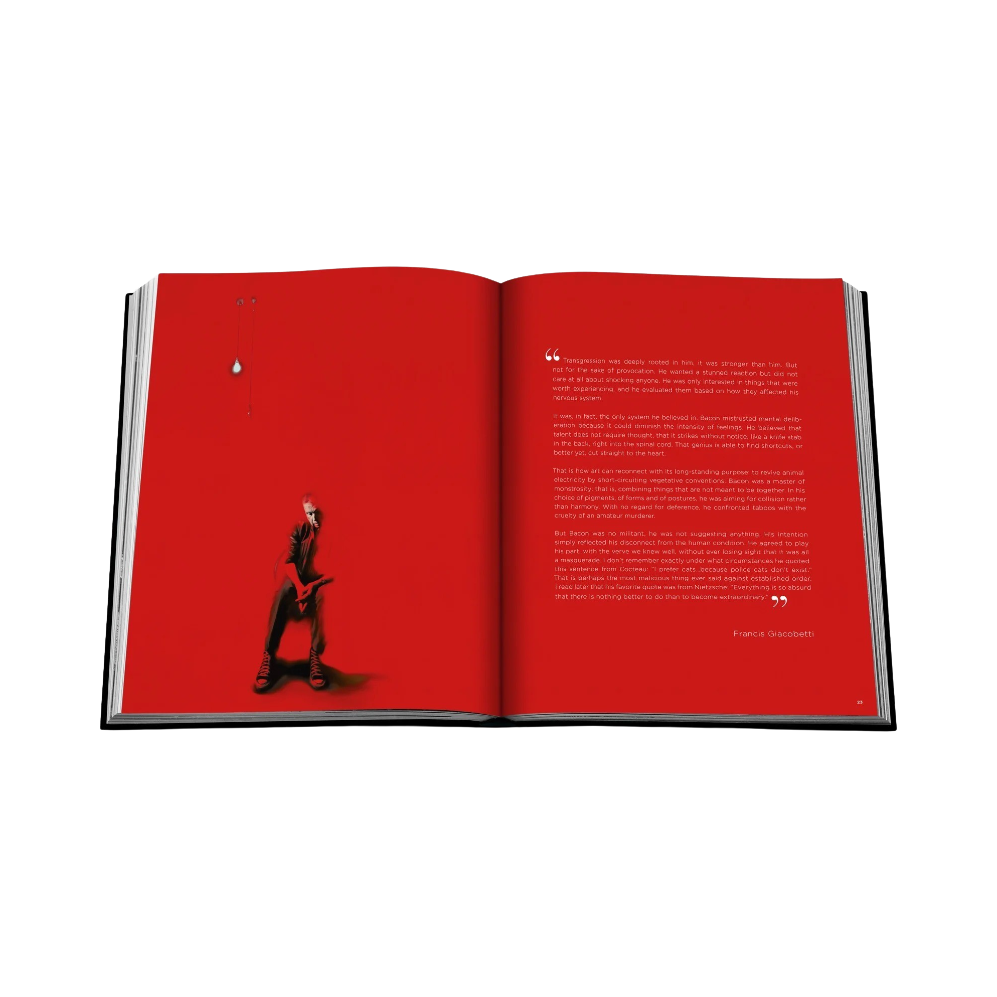 92280 ASSOULINE FRANCIS BACON BY FRANCIS GIACOBETTI COFFEE TABLE BOOK