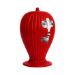 92481 FORNASETTI CHIAVE/SERRATURA RIGATO VASE