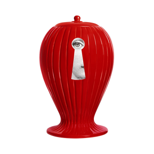 92481 FORNASETTI CHIAVE/SERRATURA RIGATO VASE