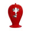 92481 FORNASETTI CHIAVE/SERRATURA RIGATO VASE