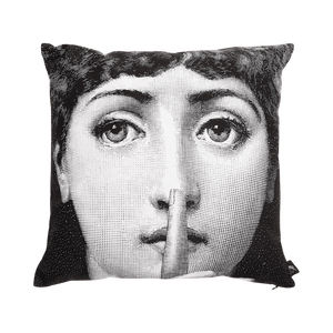 92491 FORNASETTI SILENZIO CUSHION