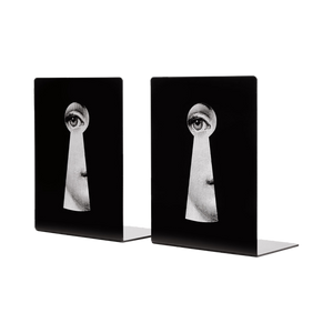 92509 FORNASETTI SERRATURA PAIR OF BOOKENDS