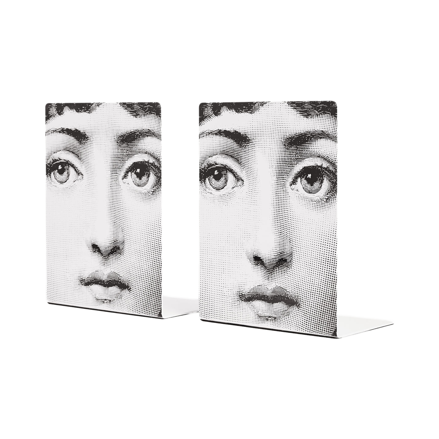 92510 FORNASETTI VISO PAIR OF BOOKENDS