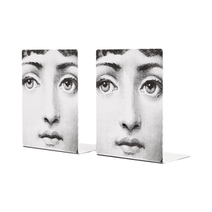 92510 FORNASETTI VISO PAIR OF BOOKENDS