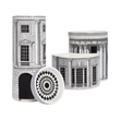 92531 FORNASETTI ARCHITETTURA SET OF THREE SCENTED CANDLES