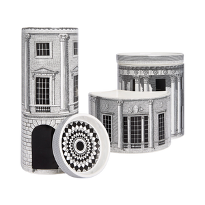 92531 FORNASETTI ARCHITETTURA SET OF THREE SCENTED CANDLES