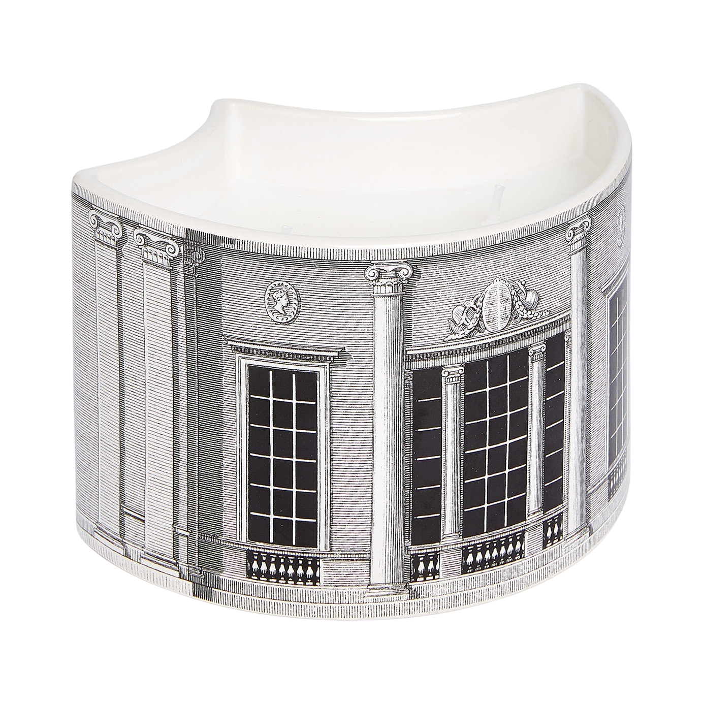 92531 FORNASETTI ARCHITETTURA SET OF THREE SCENTED CANDLES