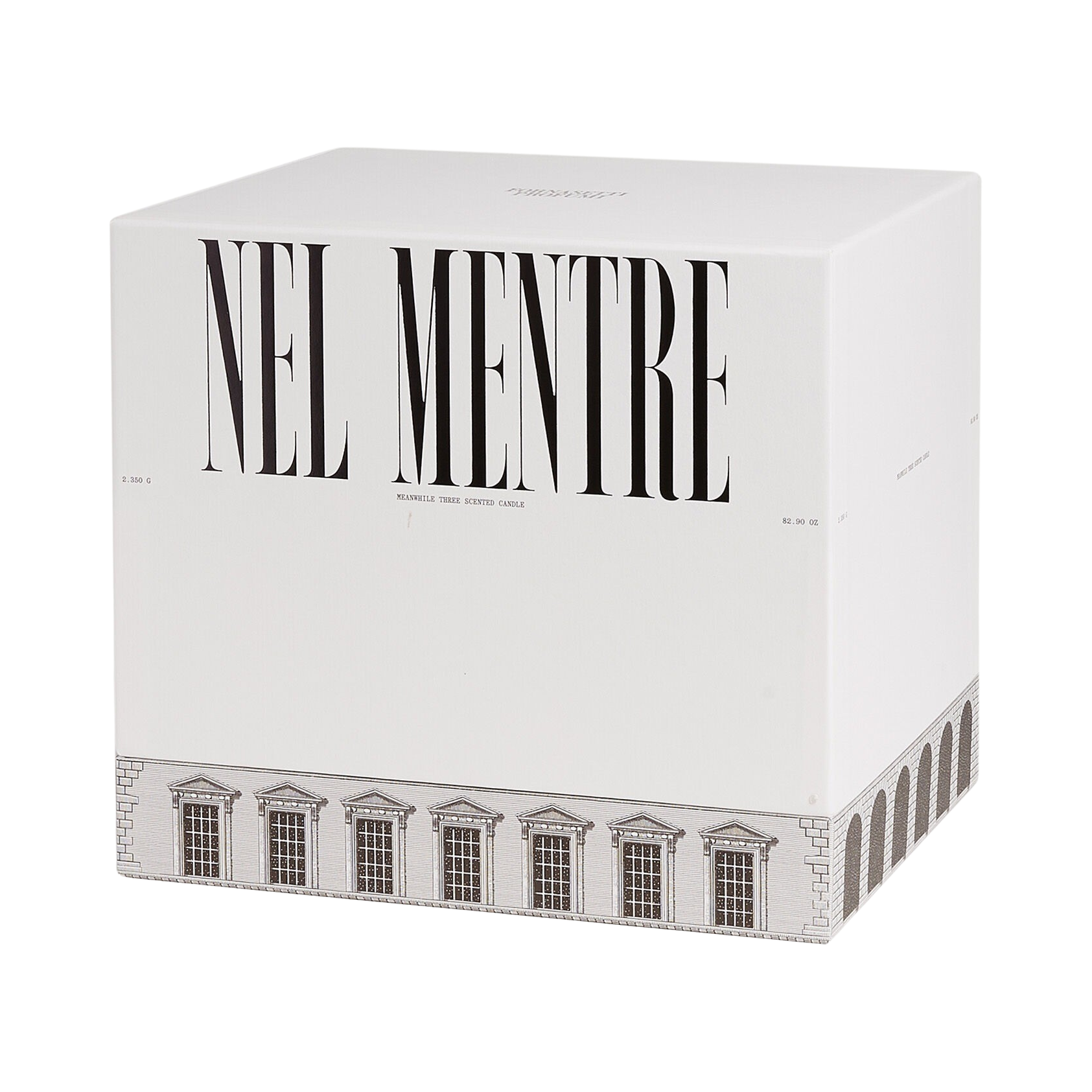 92531 FORNASETTI ARCHITETTURA SET OF THREE SCENTED CANDLES