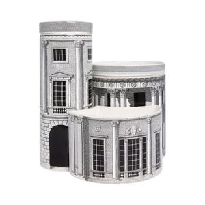 92531 FORNASETTI ARCHITETTURA SET OF THREE SCENTED CANDLES