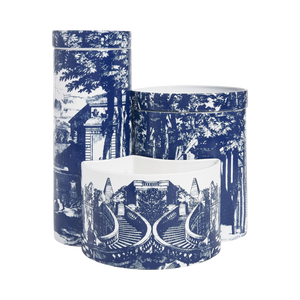 92532 FORNASETTI GIARDINO SETTECENTESCO SET OF THREE SCENTED CANDLES