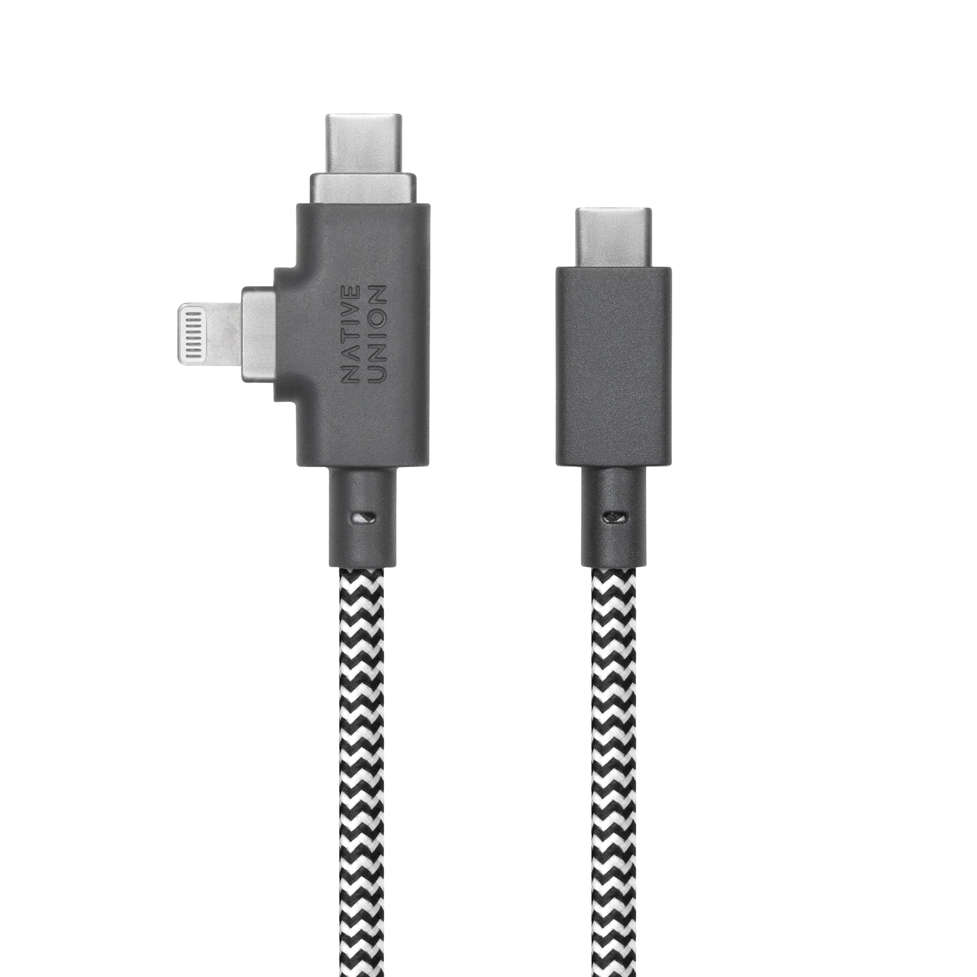 92615 NATIVE UNION BELT CABLE DUO PRO CHARGING CABLE 2 IN 1