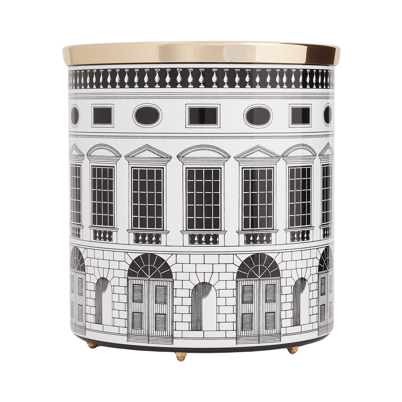 92781 FORNASETTI  ARCHITETTURA PAPER BASKET