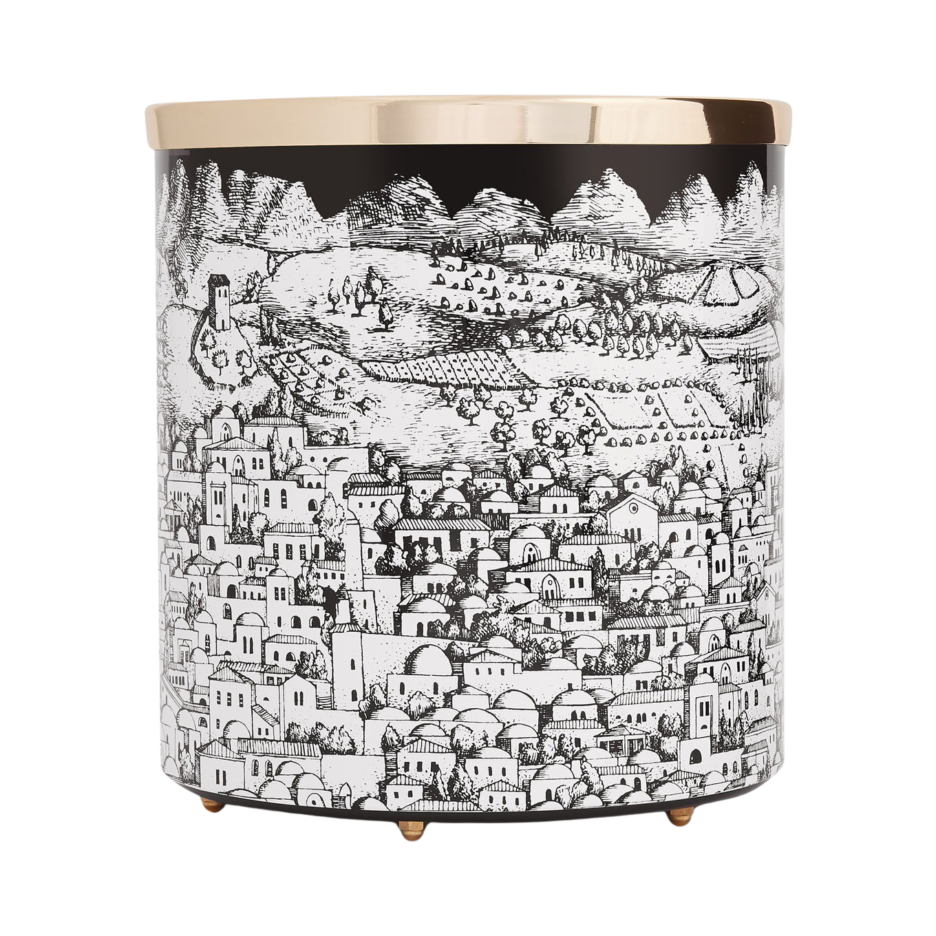 92782 FORNASETTI GERUSALEMME PAPER BASKET