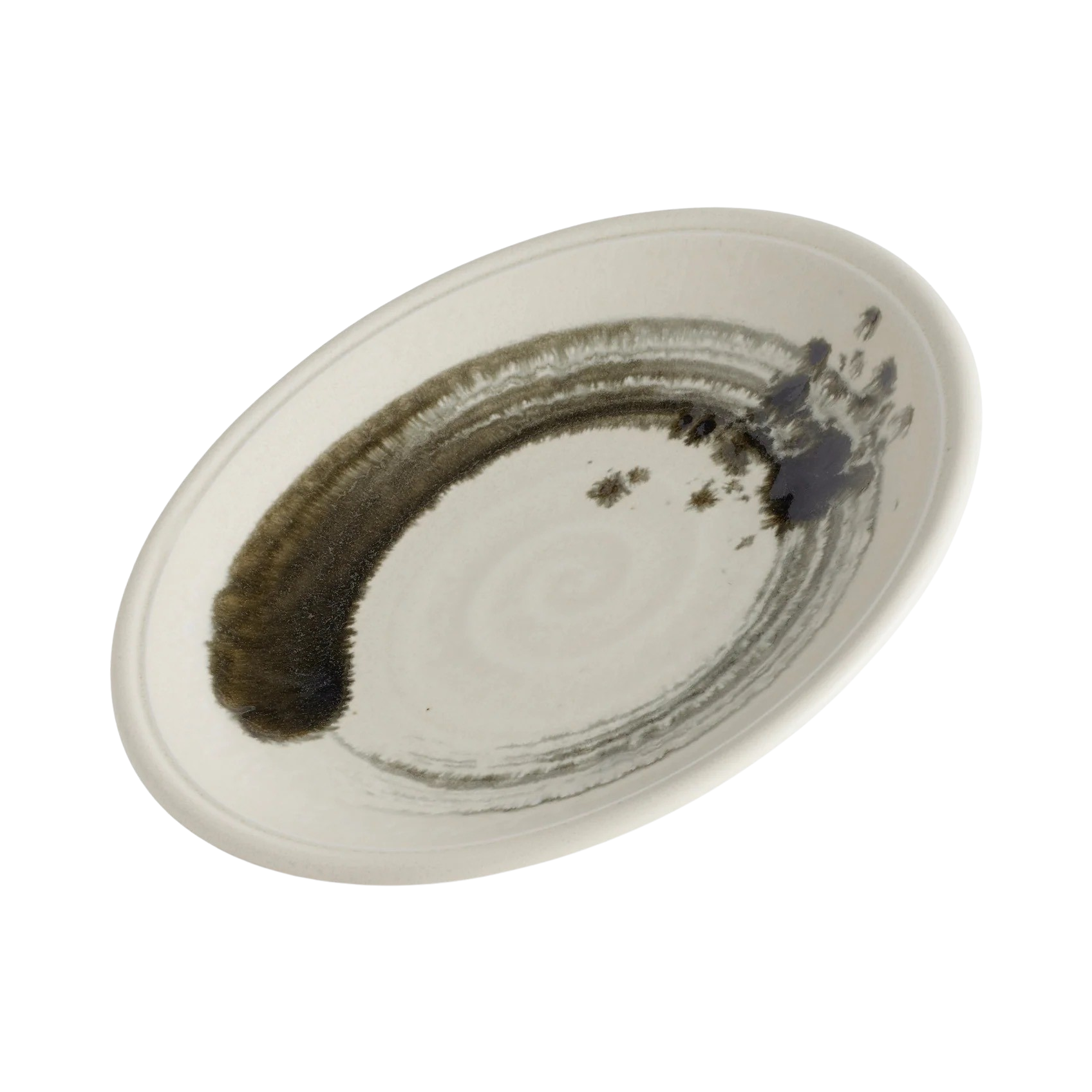 93945 L'OBJET SUMI BRUSH DINNER PLATE