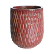 OXBLOOD CACHE-POT