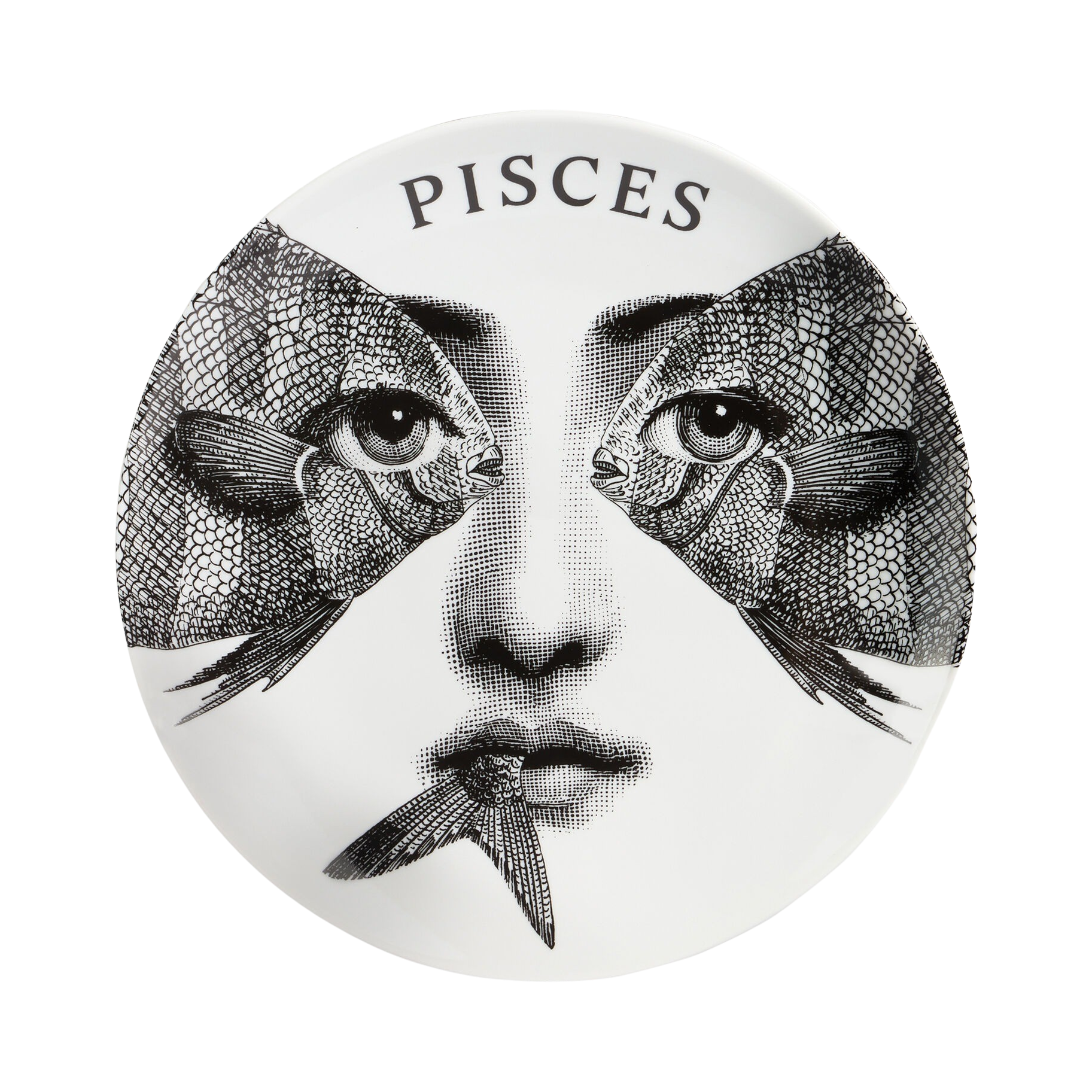94555 FORNASETTI TEMA E VARIAZIONI N.359 WALL PLATE DIAM.26CM