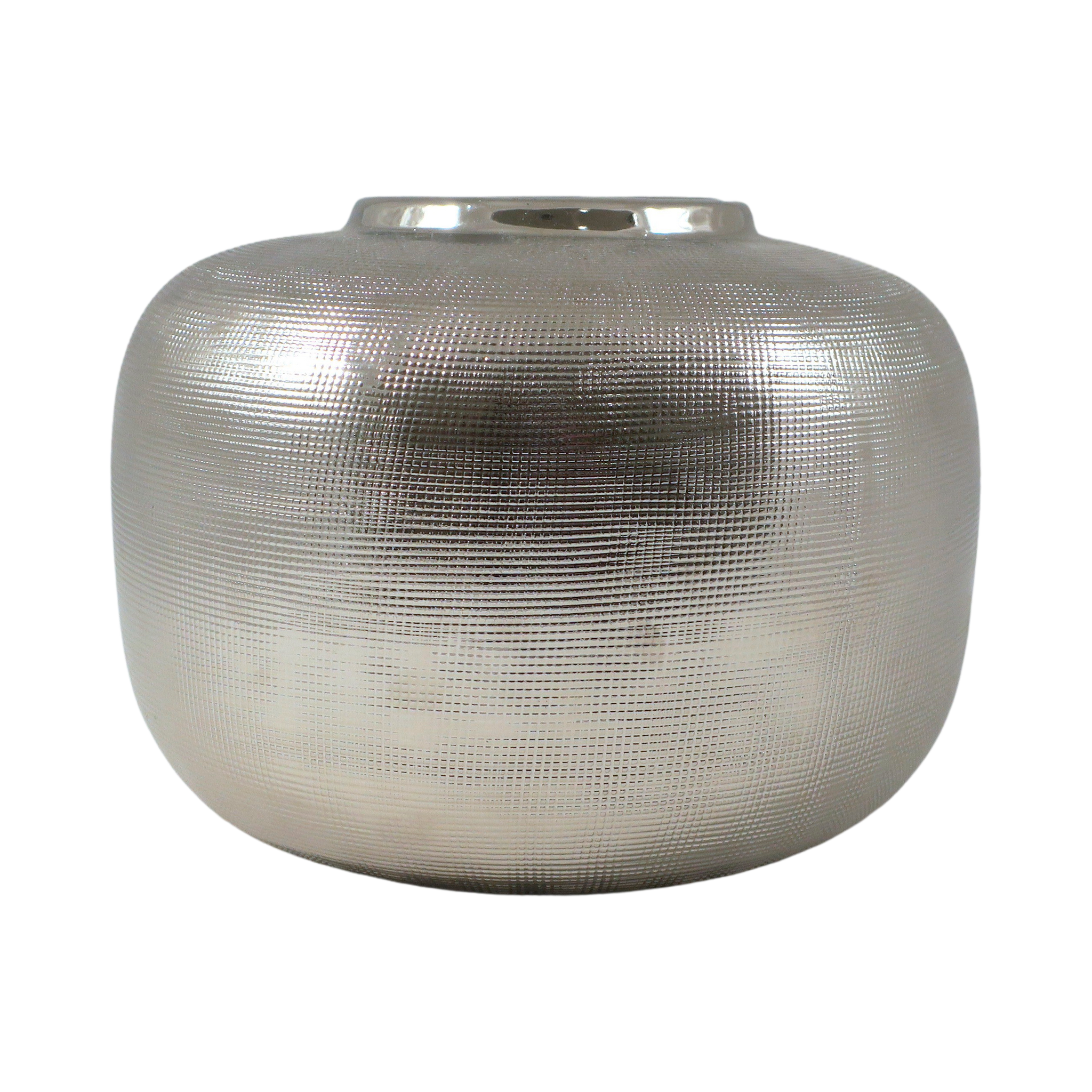 52723 ARGENTO Vase H.16,5cm
