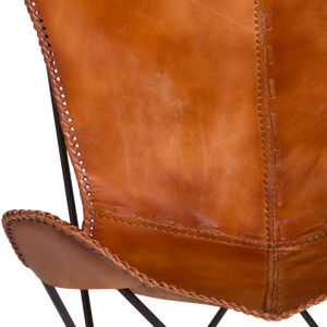 67835 PAPILION Leather armchair