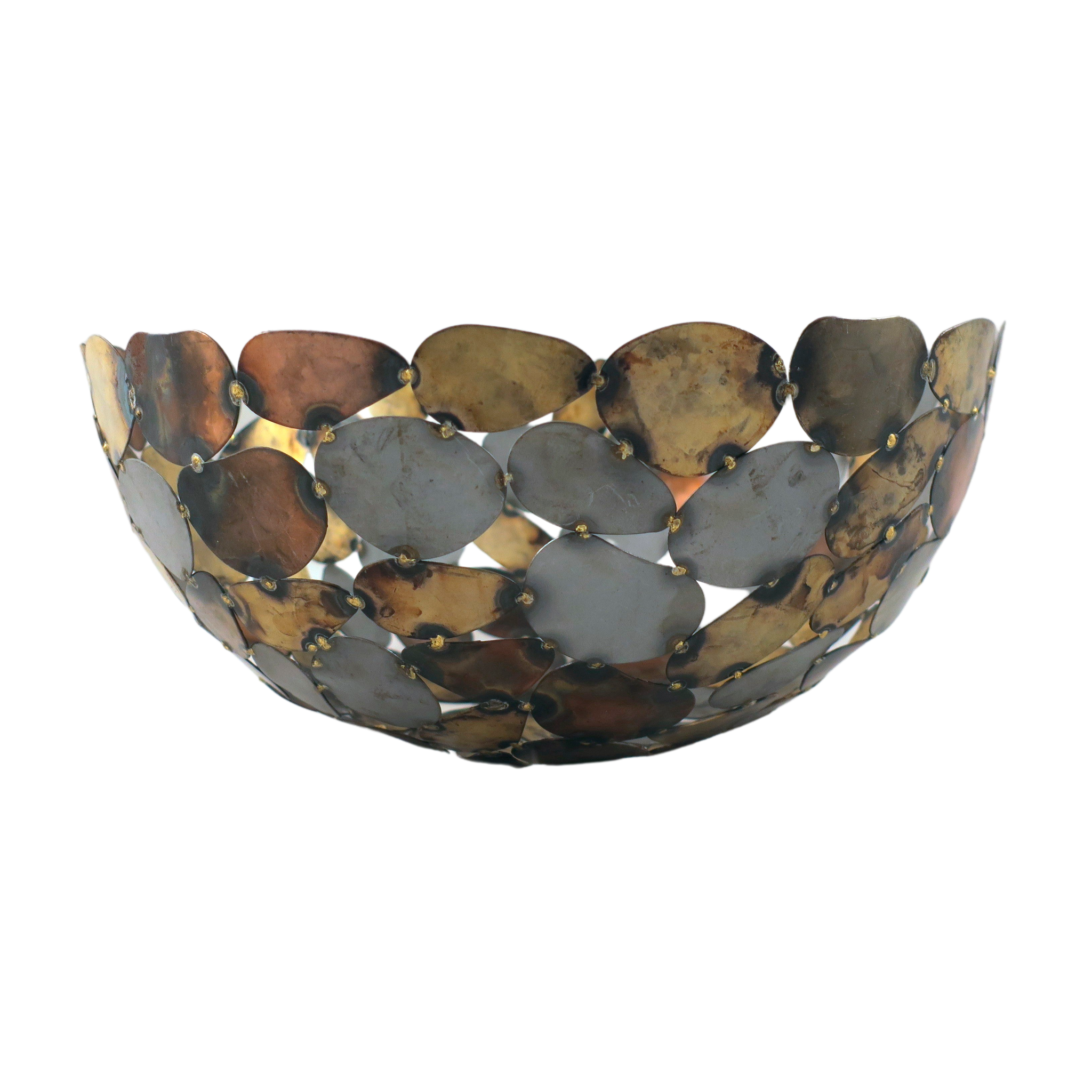 75624 METALLI Decorative bowl Diam.36cm