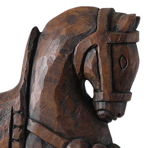 81530 CABALLO ESTATUETA A.47,5CM