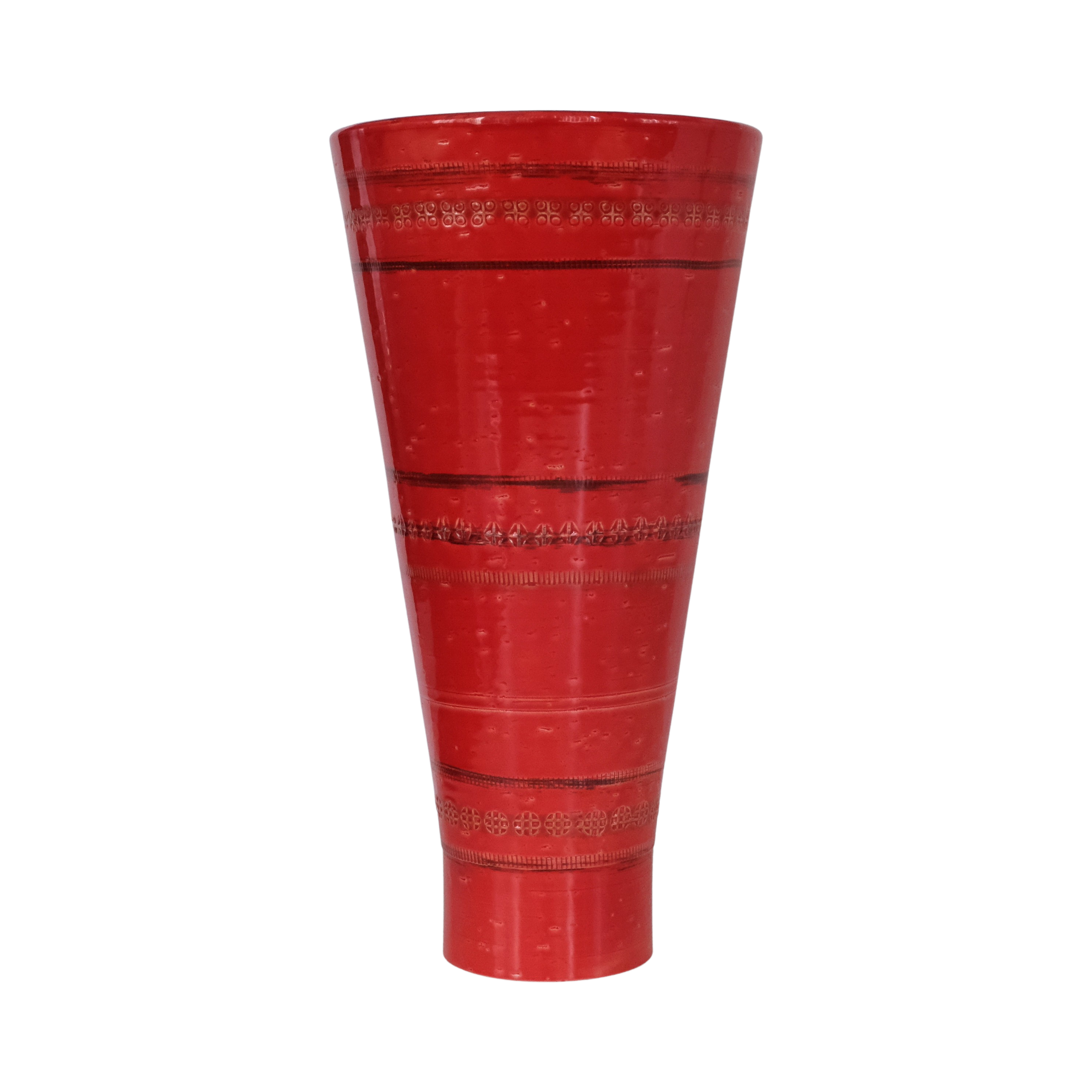 85804 BITOSSI RIMINI ROSSO VASE H.41CM – areastore.com