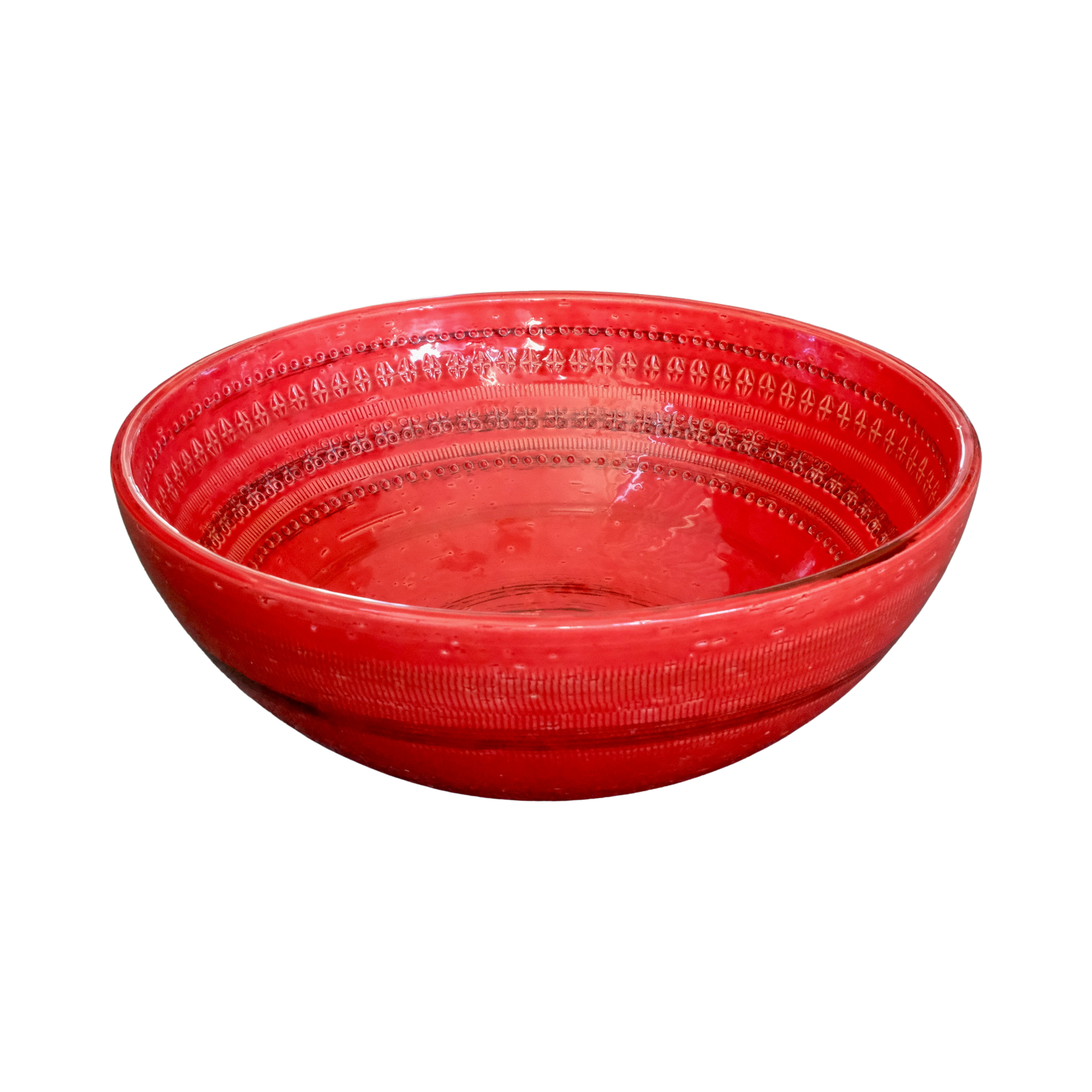 85806 Bitossi RIMINI ROSSO Decorative bowl Diam.33,5cm