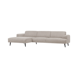 86454 GARBER Sofa with left chaise longue