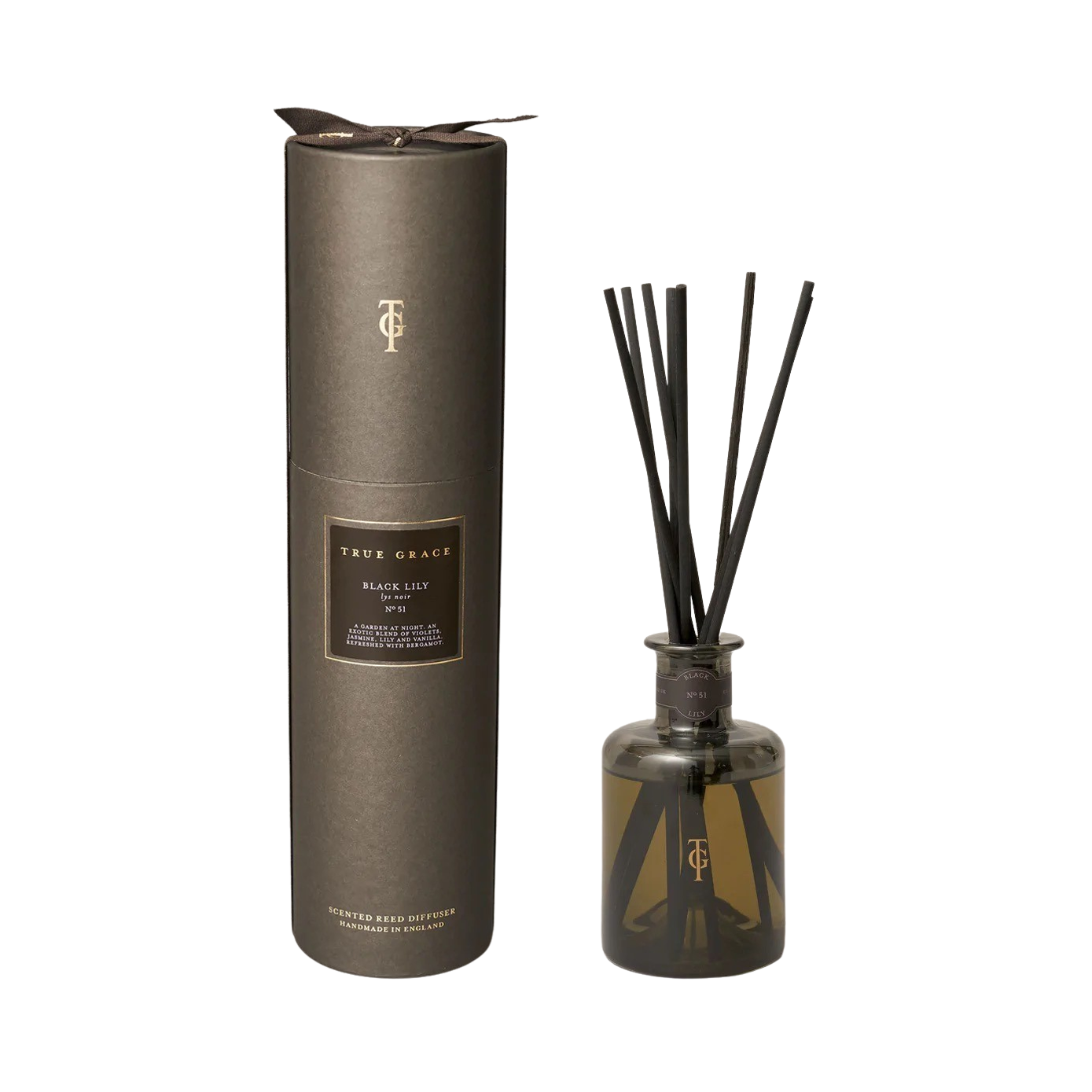 87066 TRUE GRACE MANOR "BLACK LILY" REED DIFFUSOR