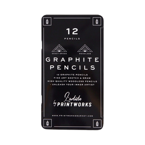 88922 Printworks 12 GRAPHITE PENCILS Conjunto de 12 lápis