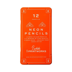 88925 Printworks NEON Set of 12 pencils