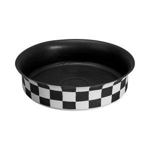 89263 L'OBJET DAMIER DECORATIVE BOWL DIAM.37CM